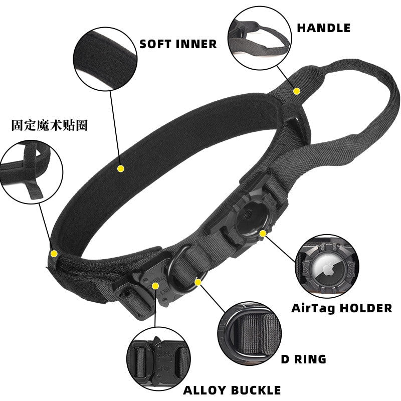 Tactical AirTag Dog Collar