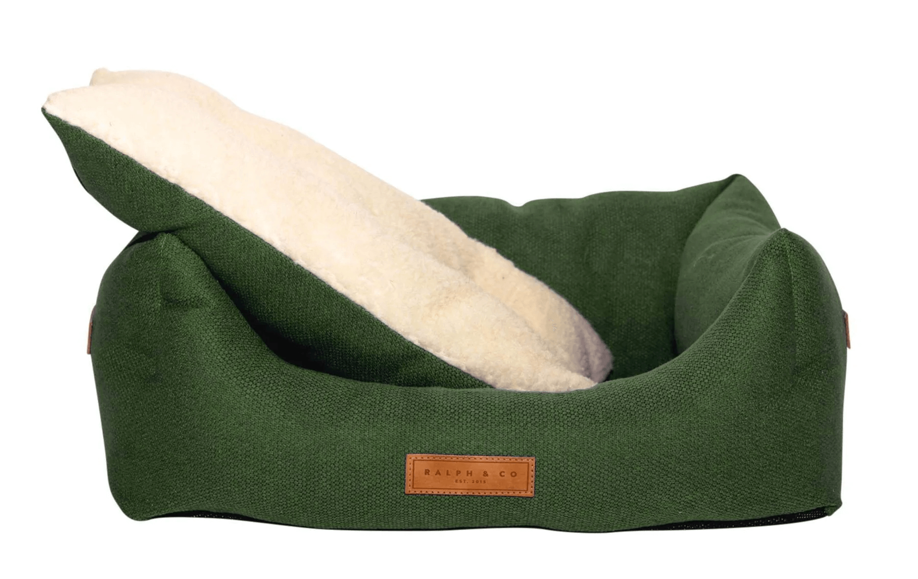 “Richmond” Stonewash Nest Dog Bed – by Ralph & Co